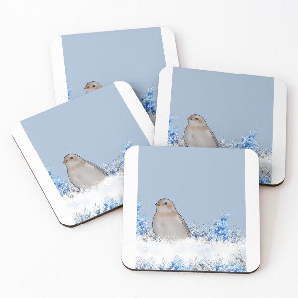 Item preview, Cute Snow Bunting- Wild Life Winter Birds designed and sold by Midnightviera.