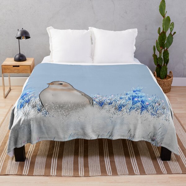 Item preview, Cute Snow Bunting- Wild Life Winter Birds designed and sold by Midnightviera.
