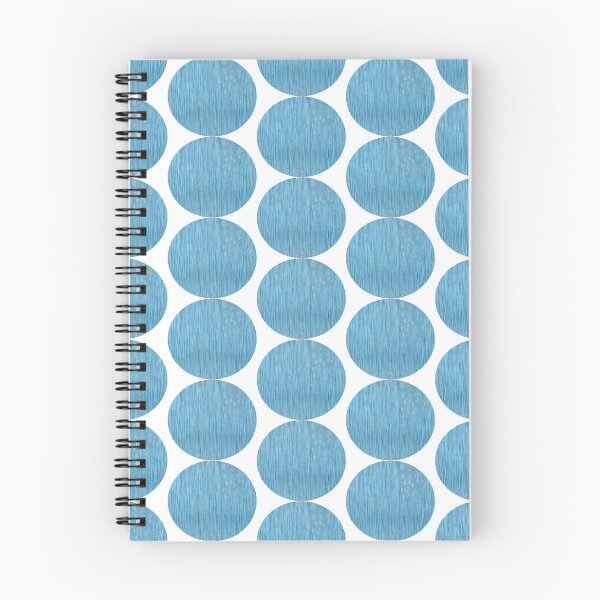 Item preview, Colorful February pattern in blue line rounded designed and sold by Bekindtome.