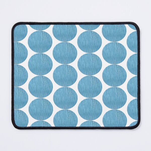 Item preview, Colorful February pattern in blue line rounded designed and sold by Bekindtome.