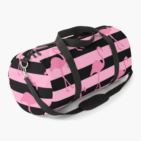 Item preview, Pink Stripes Flamingo Pattern Texture designed and sold by Angela Cini.