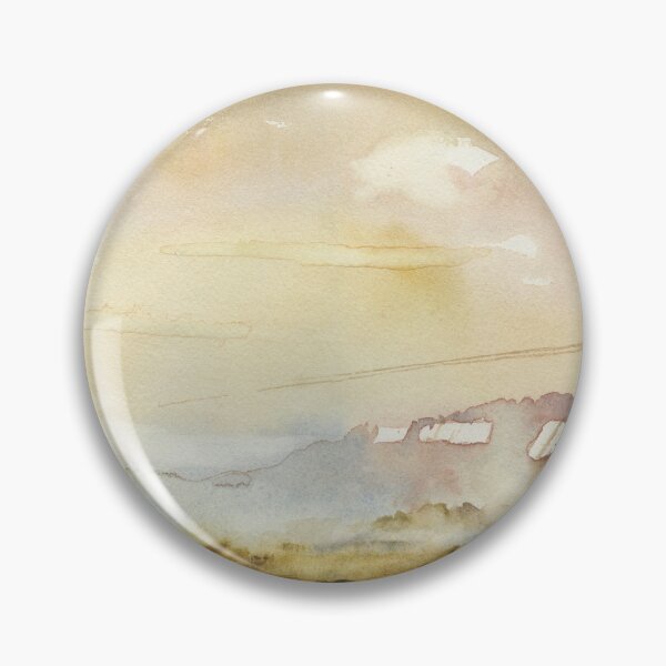 Item preview, Mist covered landscape painting with buildings.   designed and sold by rfoxphoto.