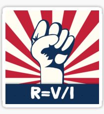 Scientists March on Washington Ohm's Law of Resistance Sticker
