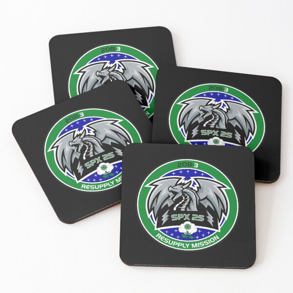Item preview, SpaceX CRS-25 mission patch designed and sold by trendistudio.