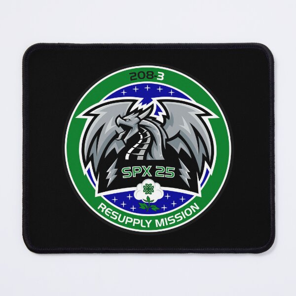 Item preview, SpaceX CRS-25 mission patch designed and sold by trendistudio.
