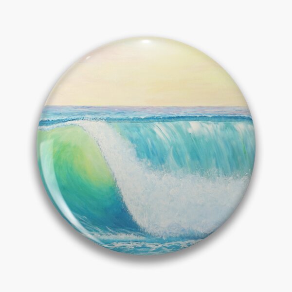 Item preview, Translucent Wave Breaking at Mediterranean Dream Beach at Sunset designed and sold by artshop77.