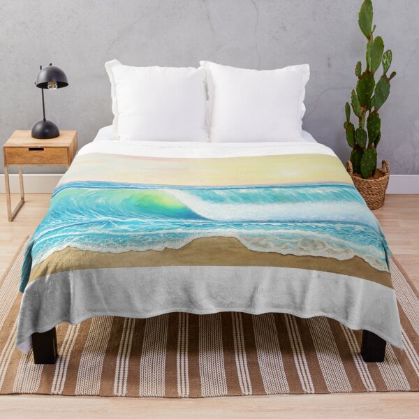 Item preview, Translucent Wave Breaking at Mediterranean Dream Beach at Sunset designed and sold by artshop77.