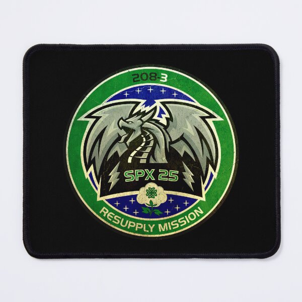 Item preview, SpaceX CRS-25 mission patch - vintage look  designed and sold by trendistudio.
