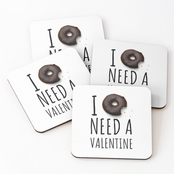 Item preview, I Donut Need A Valentine Funny Donut Lover designed and sold by Artventurous.