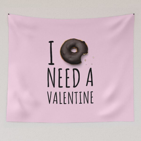 Item preview, I Donut Need A Valentine Funny Donut Lover designed and sold by Artventurous.