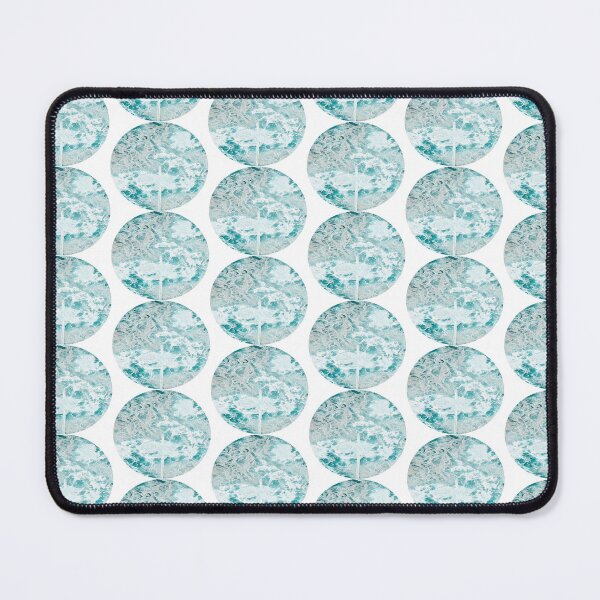 Item preview, Colorful February pattern in green wave rounded designed and sold by Bekindtome.