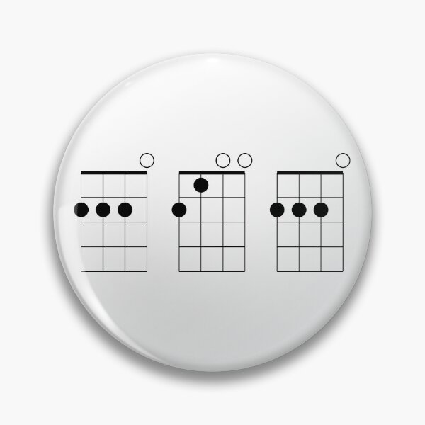 Item preview, DAD Spelled with Ukulele Chords Fun Black Design for Fathers designed and sold by UkeAlong.