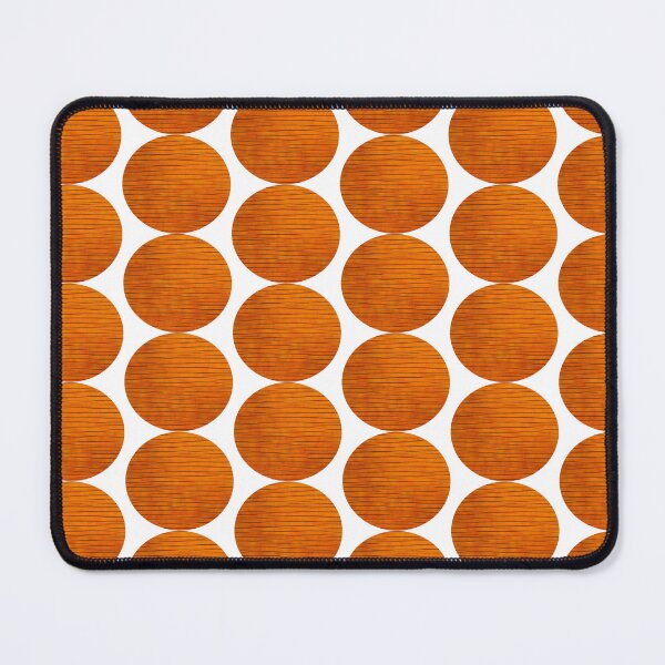Item preview, Colorful February pattern in orange wood rounded designed and sold by Bekindtome.