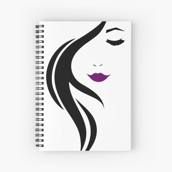Cuaderno de espiral «Mujer hermosa» de PICbyFemke | Redbubble