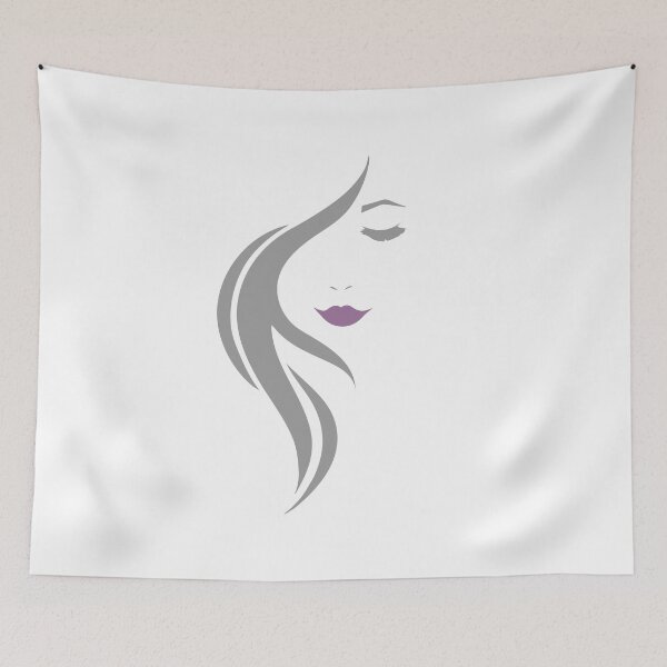 Item preview, Beautiful women grey with pink lips  designed and sold by PICbyFemke.
