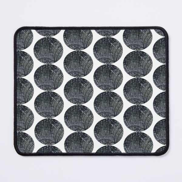Item preview, Colorful February pattern in black wood rounded designed and sold by Bekindtome.