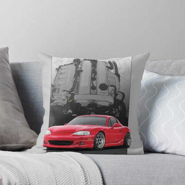 Artikelvorschau, Mx5 / Miata NB MK2 mit Motorkulisse (rot) entworfen und verkauft von ArtyMotive.