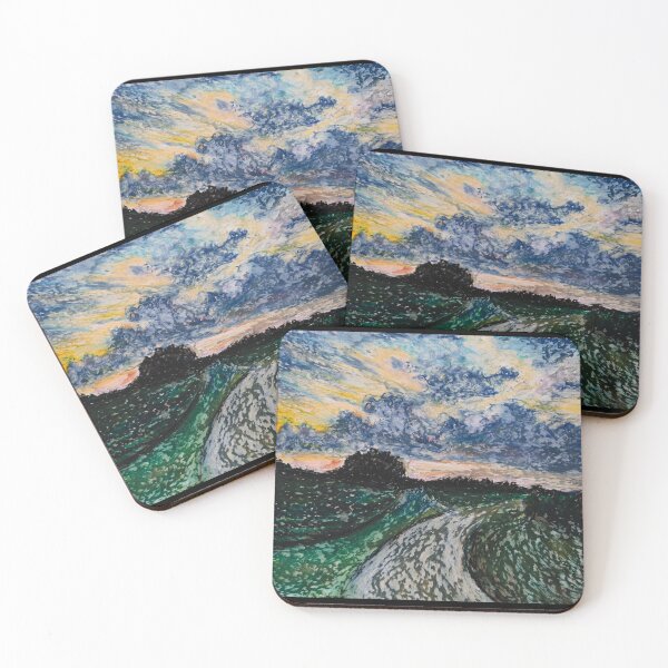Item preview, Pfaffing 1 - oil pastels 2021 designed and sold by COTT-Art.