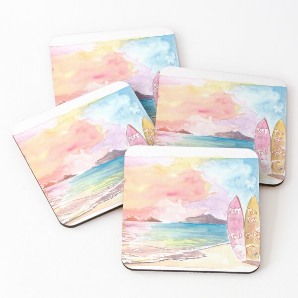 Item preview, Love Surf and Caribbean Beach Dreams in US Virgin Islands at Sunset designed and sold by artshop77.