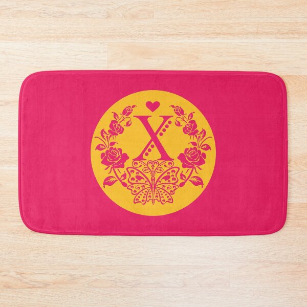 Item preview, Roses, Heart and Butterfly Monogram X designed and sold by ClownFishArts.