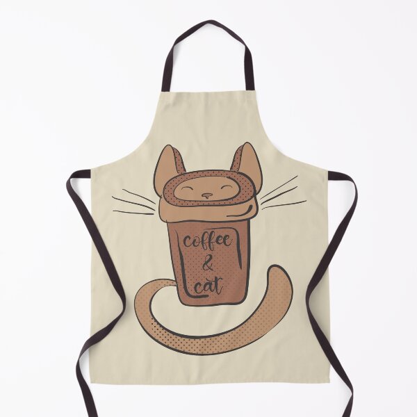 Item preview, Halftone textured typography coffee and cat on paper cup designed and sold by CutieBlue.