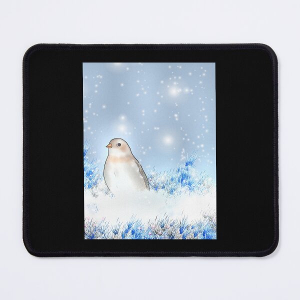 Item preview, Cool Nature Snow Bunting- Wild Life Winter Birds designed and sold by Midnightviera.