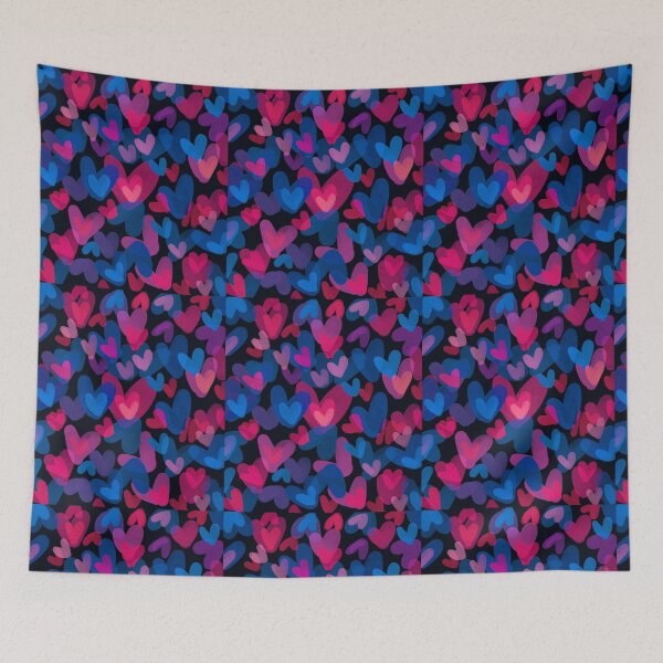 Item preview, colorful heart for valentines day background designed and sold by PKK007.