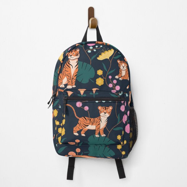 Item preview, Tiger with flowers designed and sold by SaplingArt.