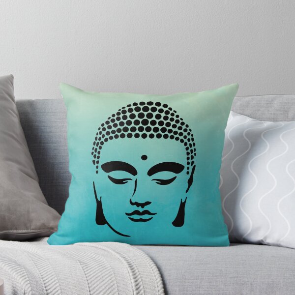 Item preview, Meditating Buddha Head in Blue designed and sold by FirstwaterRuby.