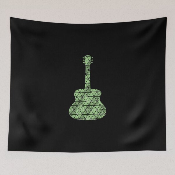 Item preview, Guitarra ecológica verde Pegatina designed and sold by allysonhat.