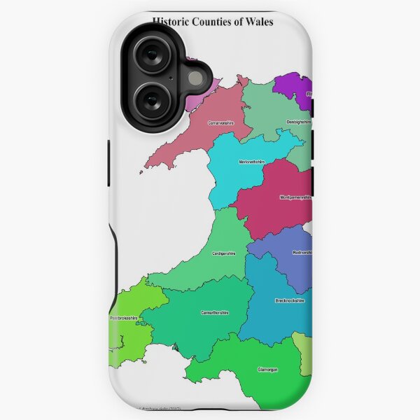 Item preview, Historic Counties of Wales designed and sold by ianturton.