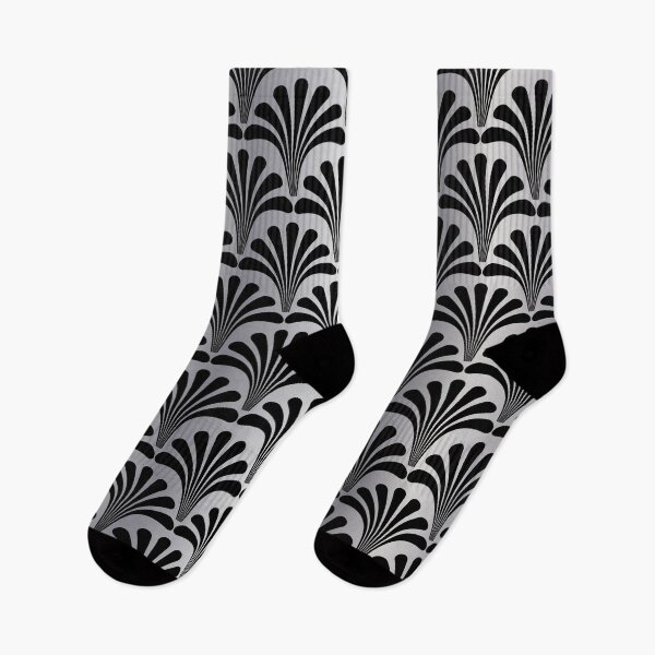 Item preview, Silver Gatsby Art Deco Pattern Background Design	 designed and sold by Angela Cini.