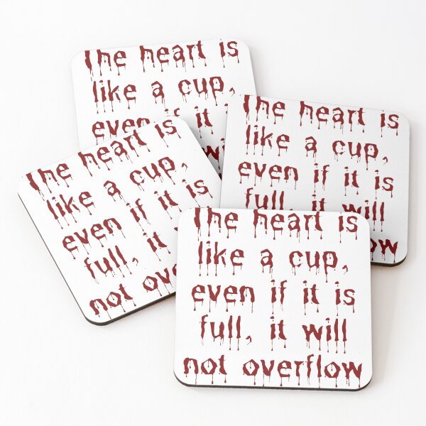 Item preview, The heart is like a cup, even if it is full, it will not overflow designed and sold by Scopestor.