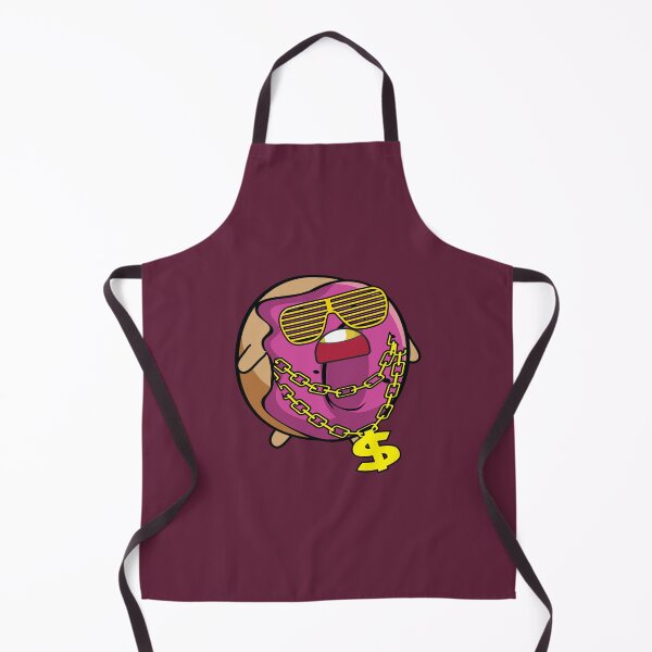 Item preview, Thug donut wearing sunglasses and gold chain designed and sold by Donutlovers.