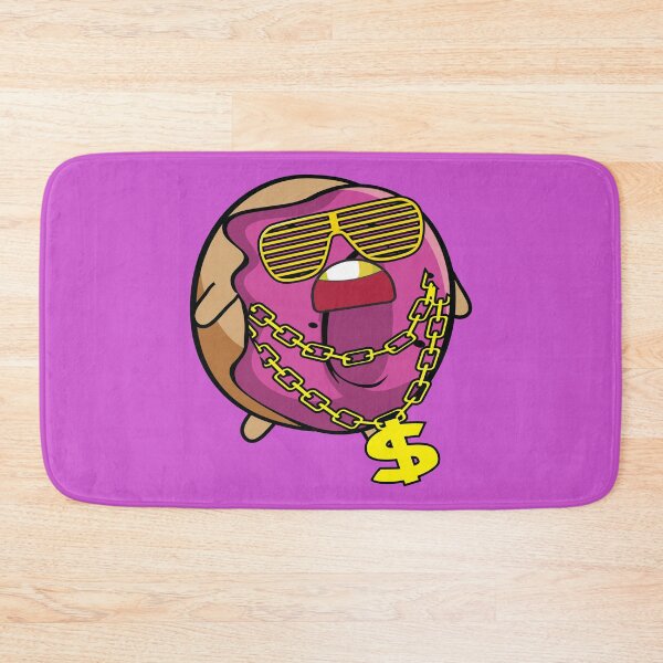 Item preview, Thug donut wearing sunglasses and gold chain designed and sold by Donutlovers.