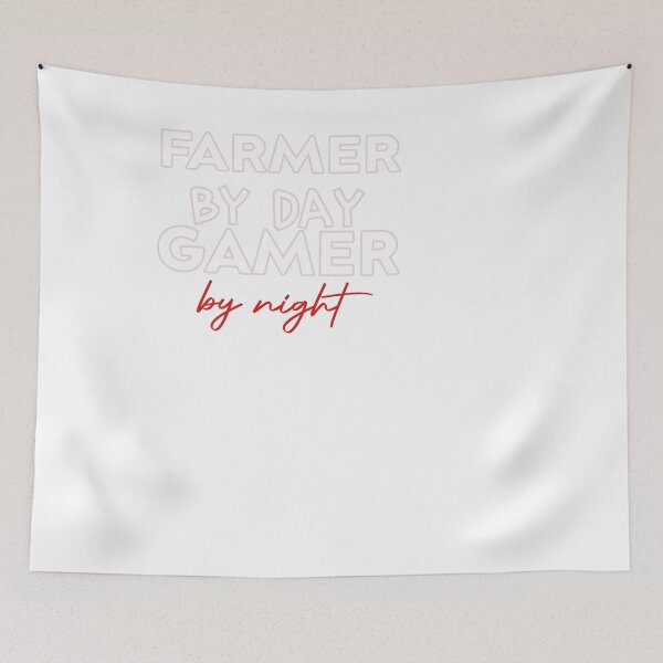 Item preview,  farmer by day gamer by night designed and sold by designreb.