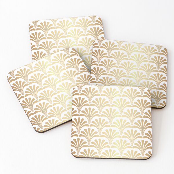 Item preview, Gold Geometric Gatsby Art Deco Pattern  designed and sold by Angela Cini.