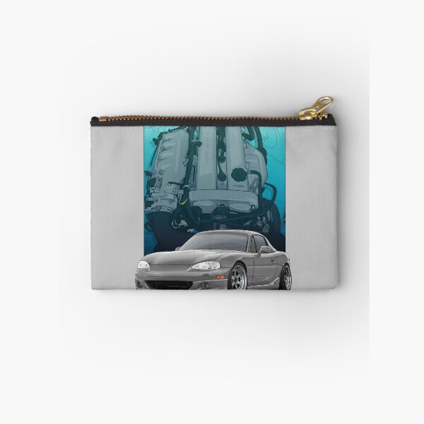 Artikelvorschau, Mx5 / Miata NB MK2 mit Motorkulisse (silber) entworfen und verkauft von ArtyMotive.