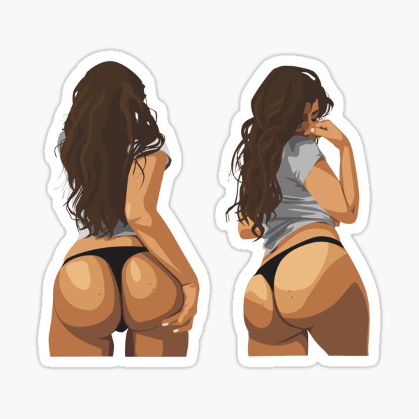 Sexy African American Woman In Thongs With Big Afro Back Facing Butt Hips  Sip Paint Outline Illustration Vector SVG JPG PNG Cutting Files