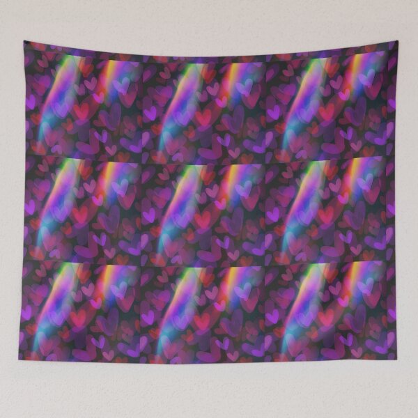 Item preview, colorful modern heart for valentines background designed and sold by PKK007.