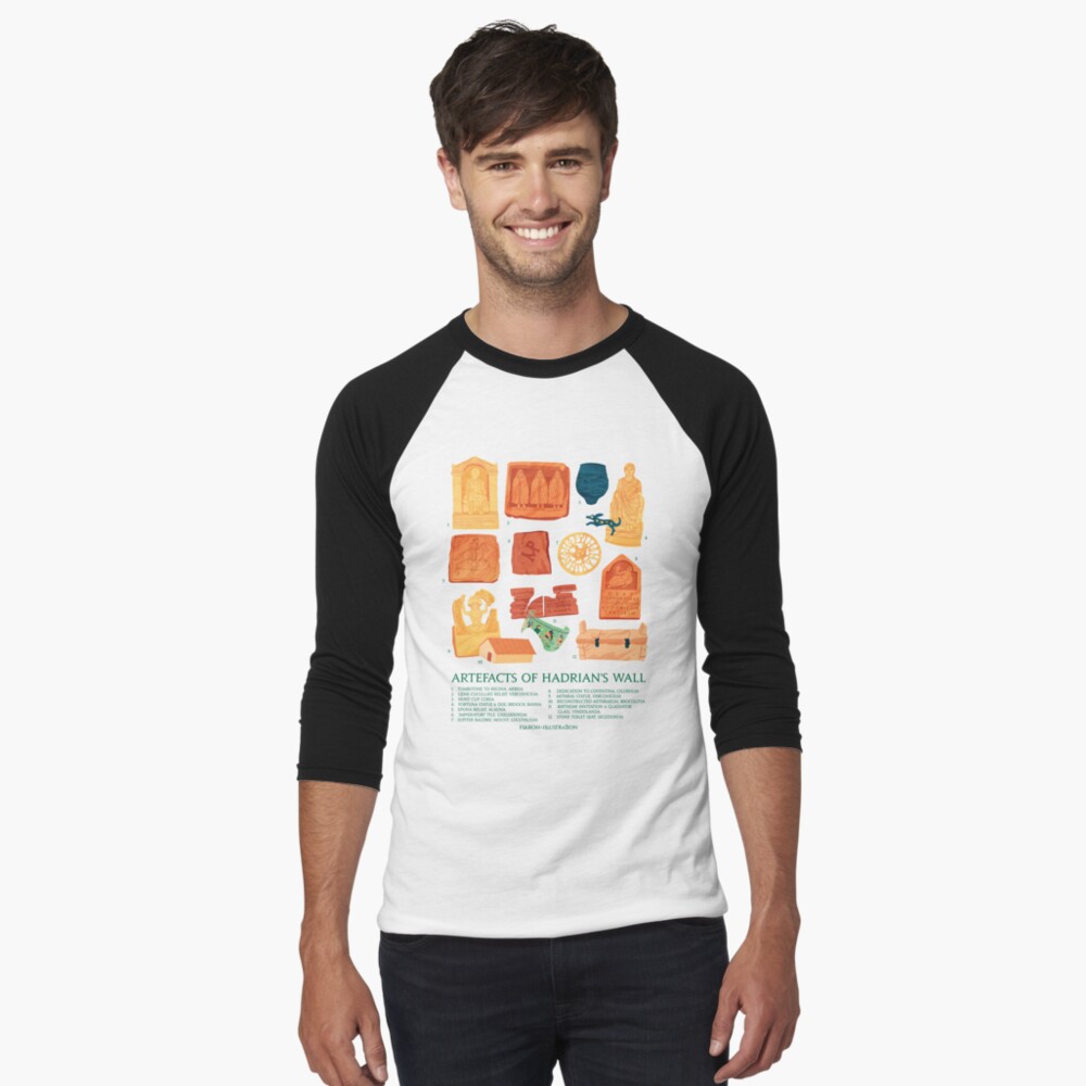 Item preview, Baseball ¾ Sleeve T-Shirt designed and sold by flaroh.