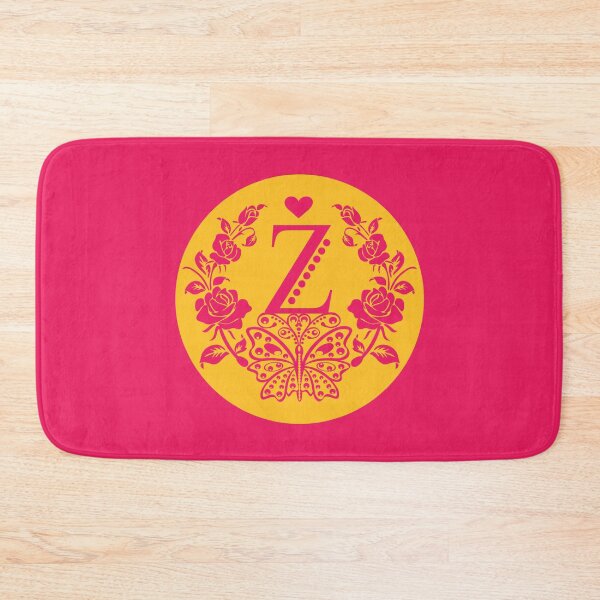Item preview, Roses, Heart and Butterfly Monogram Z designed and sold by ClownFishArts.