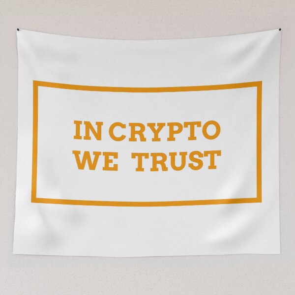 Item preview, In crypto we trust designed and sold by PICbyFemke.