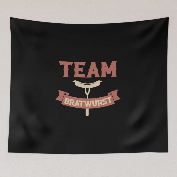 Item preview, Team Bratwurst Funny Sausage BBQ Grill designed and sold by StrongShirts.