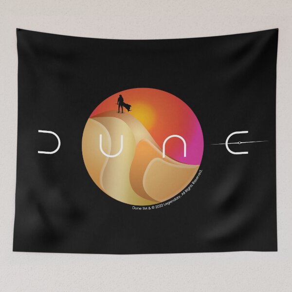 Item preview, DUNE 2022 LOGO - ARRAKIS DESERT - PAUL ATREIDES SILHOUETTE designed and sold by KoolDsigns-FLIX.