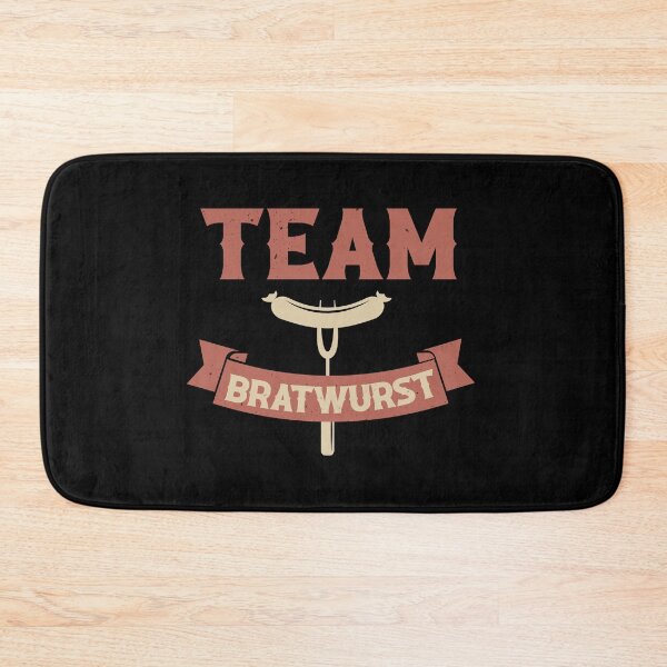 Item preview, Team Bratwurst Funny Sausage BBQ Grill designed and sold by StrongShirts.