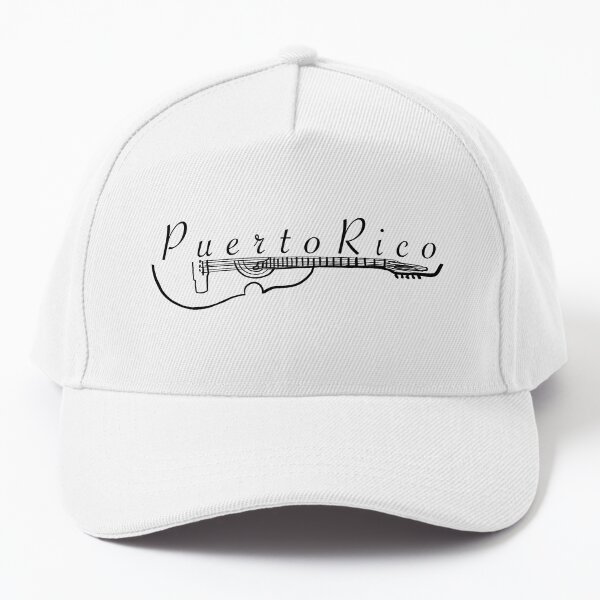 Puerto Rico Baseball Cap White