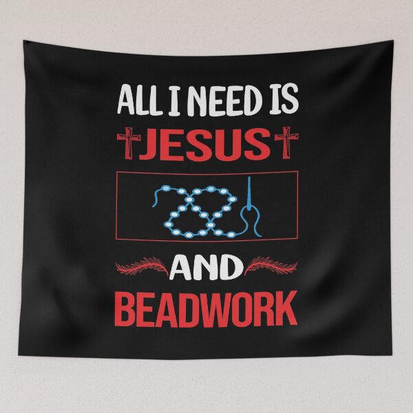 Item preview, Funny Jesus Beadwork designed and sold by DougPoulos.