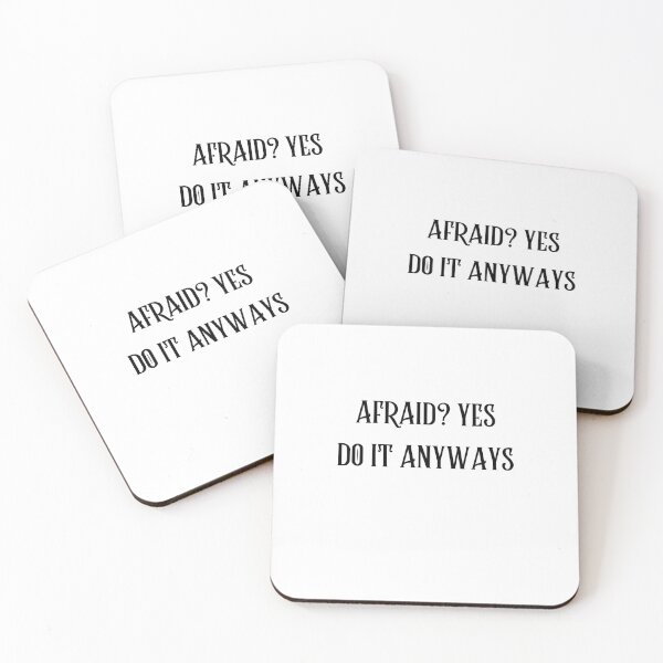 Item preview, be scared and afraid and do it anyway, you can be afraid but do it anyway designed and sold by DareDreams.