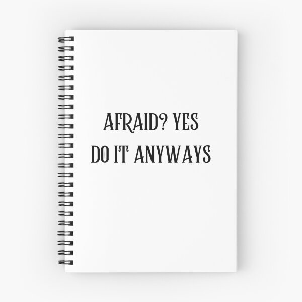 Item preview, be scared and afraid and do it anyway, you can be afraid but do it anyway designed and sold by DareDreams.